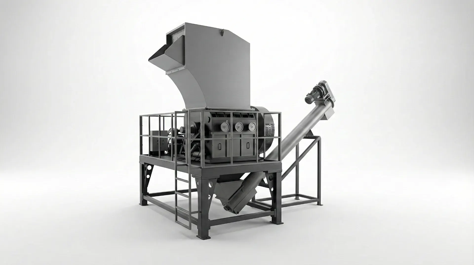 Key components of the wet granulator